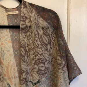 Anthropologie Pastel Kimono